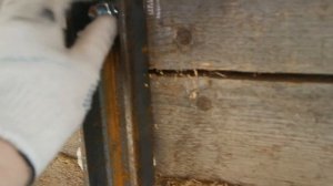 Выравниваем стены дома из бруса.