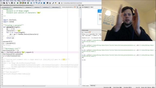 Python: Creating and Simulating a PASSWORD HACK!!! смотреть онлайн