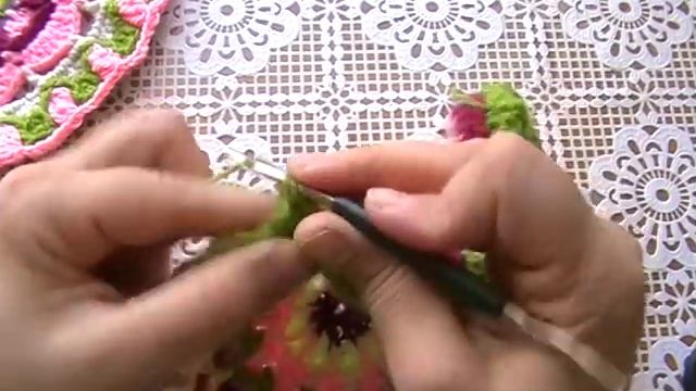 Вязание мандалы крючком. Часть 3. смотреть онлайн