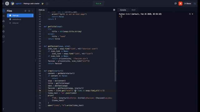 How to make a web crawler in python смотреть онлайн