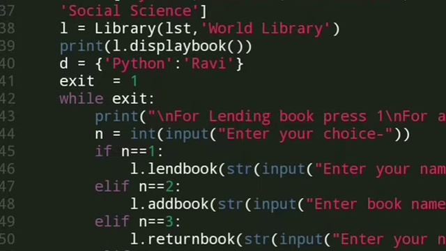 Library management system in python using oops concept | mini project | #python#codeAT #programming смотреть онлайн
