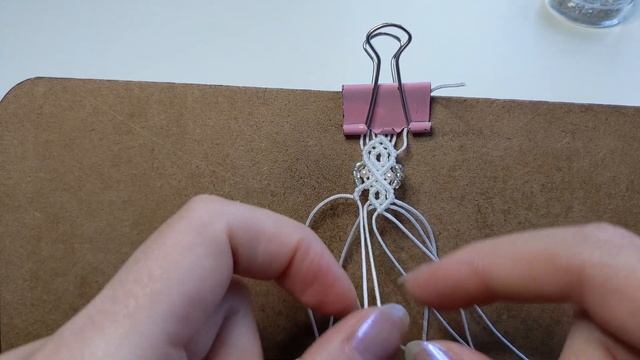 Boho Chic Micro Macrame Bracelet with Beads - Easy Macrame Tutorial смотреть онлайн