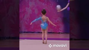 Б/п 2017 год художественная гимнастика дети 3 года первый выход на ковёр Юсифова Сафия
