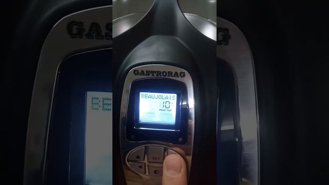 Обзор винного кулера Gastrorag JC8781 на две бутылки, 33 программы охлаждения смотреть онлайн