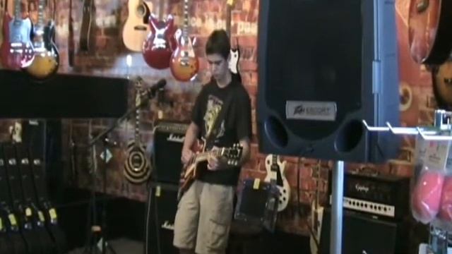 17 Year old guitar solo blues improv смотреть онлайн
