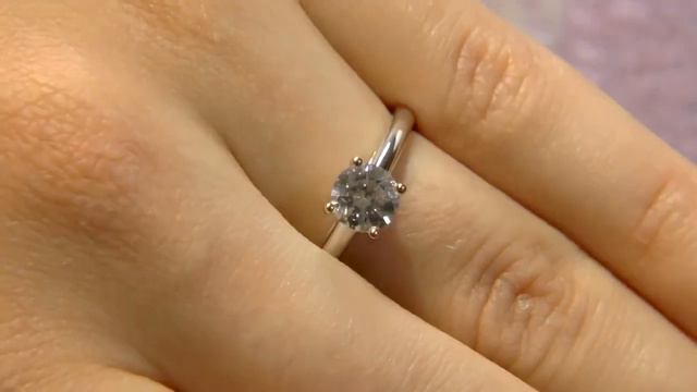 SR1023 0.70 Carat Solitaire Diamond Engagement Ring смотреть онлайн