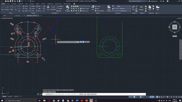 CAD NME 2103 : HOW TO DRAW A MECHANICAL FORK??? смотреть онлайн