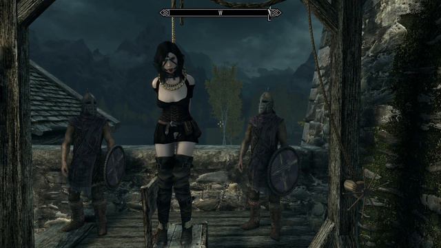 Skyrim:female public hanging in Riften смотреть онлайн