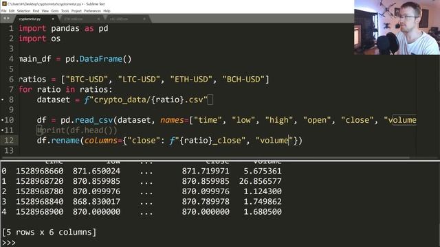 Cryptocurrency-predicting RNN intro - Deep Learning w/ Python, TensorFlow and Keras p.8 смотреть онлайн