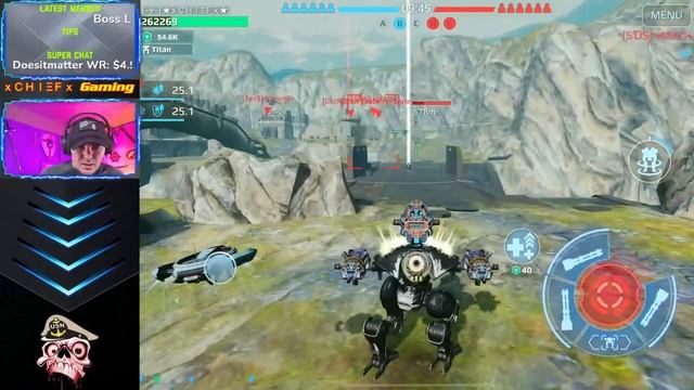 xCHIEFx Gaming Livestream - War Robots [WR] смотреть онлайн