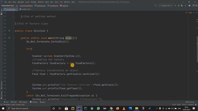JAVA FACTORY PATTERN | HACKERRANK SOLUTION | JAVA ADVANCED EXAMPLE смотреть онлайн