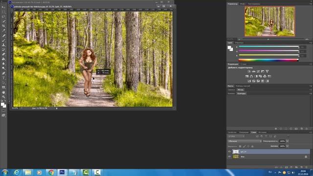 Как сделать фон на фото в фотошопе? Фотошоп творит чудеса!! смотреть онлайн