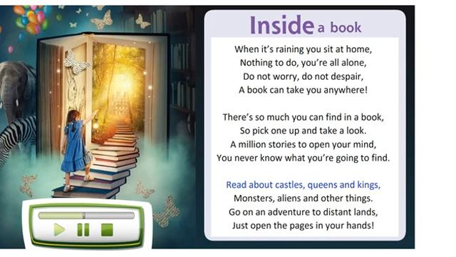 EXCEL 6 for Kaz M4 Edutainment 4: "INSIDE a BOOK" text смотреть онлайн