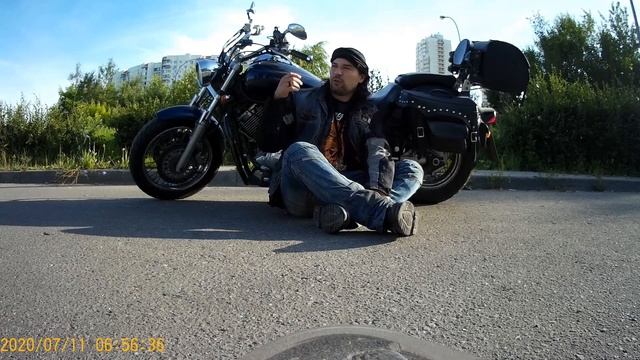 Обзор и тест драйв Yamaha XVS Drag Star 1100 от владельца смотреть онлайн