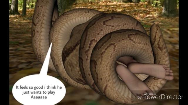 Snake Eats Girl In Jungle смотреть онлайн