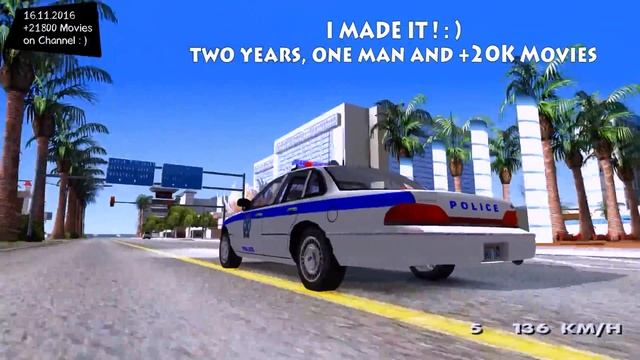 Ford Crown Victoria Greek Police Pack - GTA San Andreas 1440p / 2,7K 60FPS _REVIEW смотреть онлайн