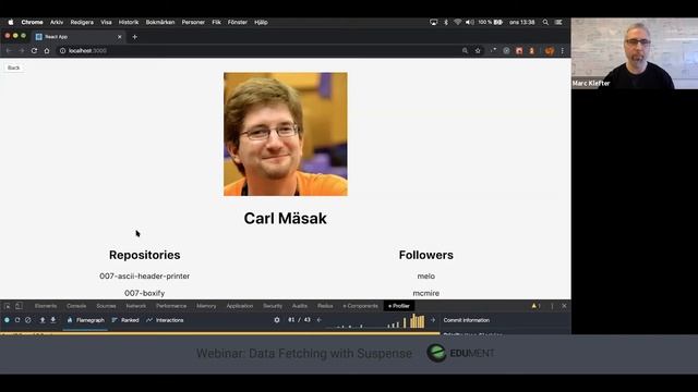 Webinar | Data fetching with React Suspense смотреть онлайн