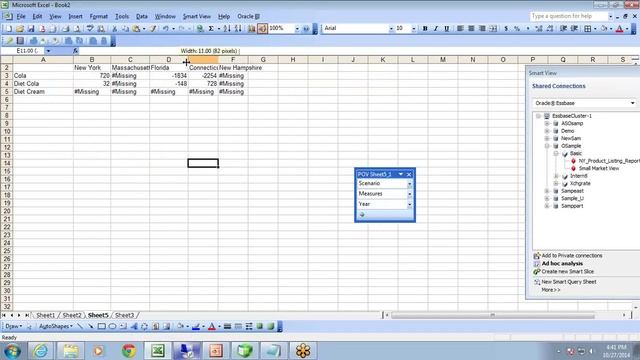 Hyperion Writing MDX Queries in Smartview смотреть онлайн