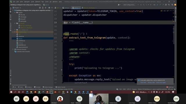 TEXT EXTRACTION FROM PHOTOS ON TELEGRAM USING FLASK AND AZURE COGNITIVE SERVICES смотреть онлайн