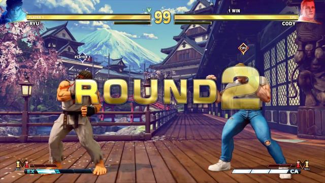 Ryu vs Final Fight Cody (Hardest) Street Fighter V. смотреть онлайн