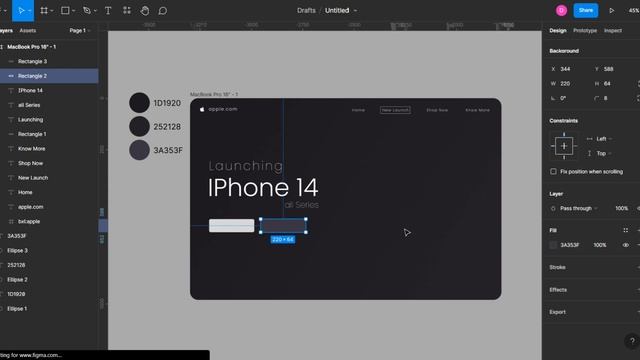 Iphone 14 launch website UI design in figma || DVxUI смотреть онлайн