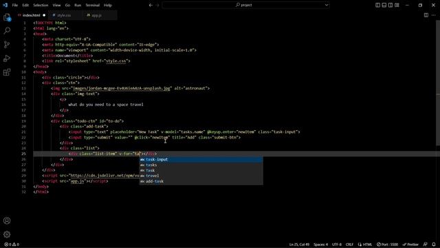 Todo list using Vue.js смотреть онлайн