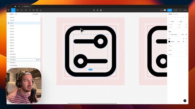 Learn icon design with Figma: Settings icon смотреть онлайн