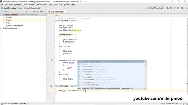 #206 Kotlin Tutorial | 2. setPriority () смотреть онлайн