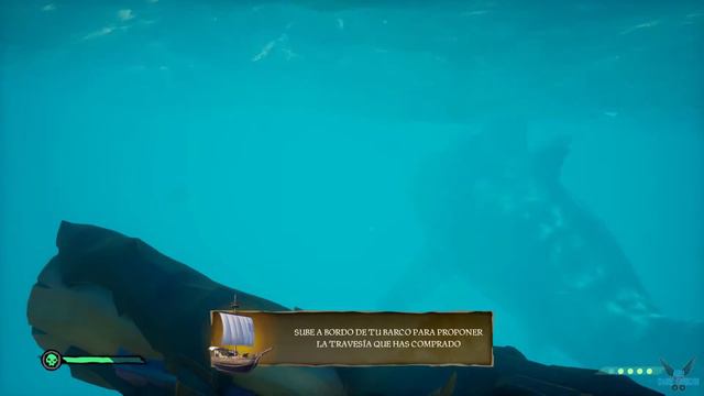 Sea of Thieves "Party de 4: DE CAZA - Combate En alta Mar - BOSS: Megalodon" [PC] #9 смотреть онлайн