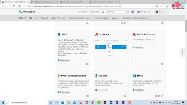 [Free] DOWNLOAD AutoCad 2021 | Student License For 1 Year | How To download AutoCad смотреть онлайн