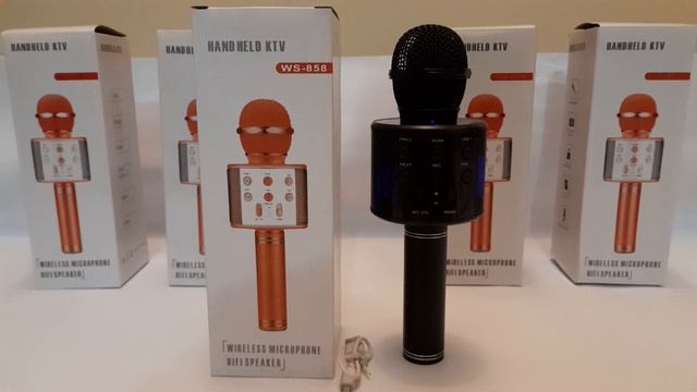 Unboxing WS-858 Wireless Bluetooth Mic смотреть онлайн