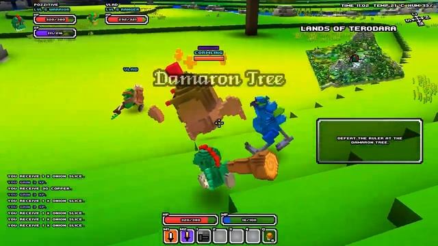 Let`s play : Похождение в квадрате в игре Cube World : Луковица Босс 2 #7 смотреть онлайн