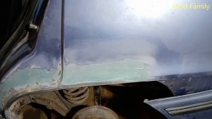 Daewoo Nexia Дэу Нексия поколение 1. Ремонт арки и восстановление порога, серия 2