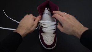 HOW TO LACE NIKE AIR JORDAN 1 HIGH LOOSELY (THE BEST WAY)