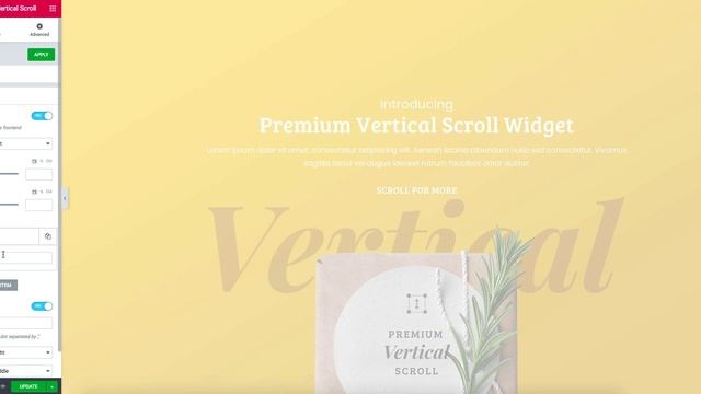 Elementor Vertical Scroll Navigation Widget Tutorial смотреть онлайн
