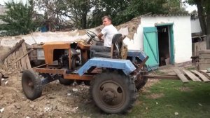 Самодельный трактор  с двигателем ЗИД