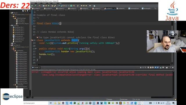 Eclipse IDE Üzerinde Basit Anlatımlı Java Dersleri 22 смотреть онлайн