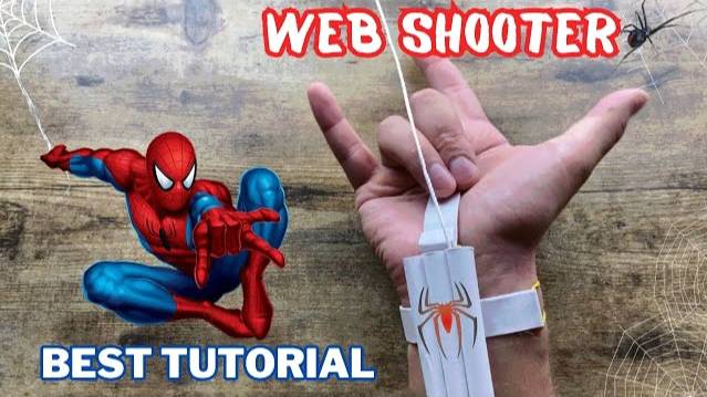 SPIDER MAN WEB SHOOTER PAPER CRAFT FULL TUTORIAL | DIY PAPER WEB SHOOTER ORIGAMI WORLD WEAPON CRAFT смотреть онлайн