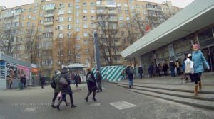 Вход на станцию метро Речной вокзал // 09.11.2016