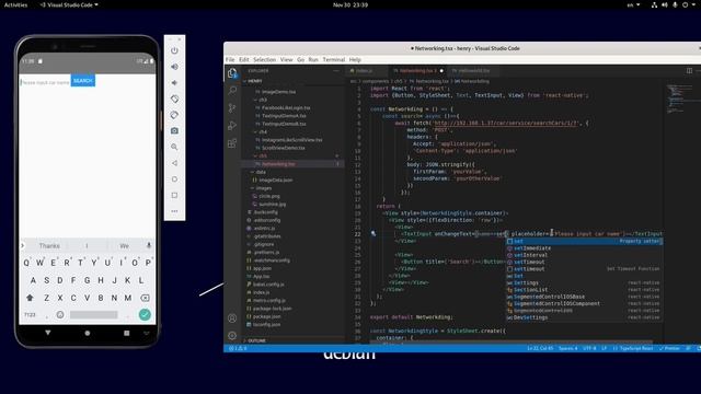 Get start react native with Henry P14A－ Networking смотреть онлайн