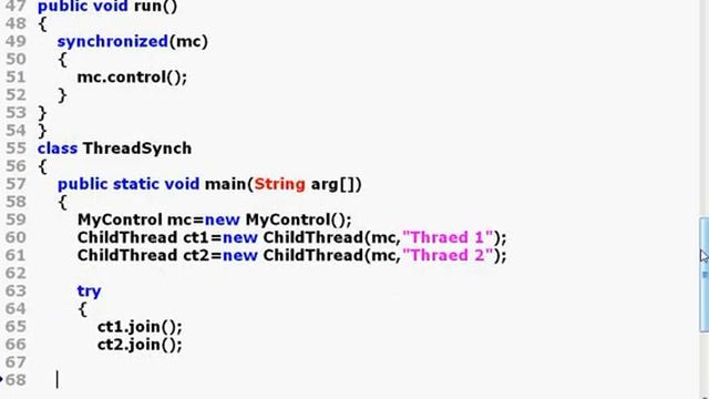 Java Programming Part 48 Thread Synchronization смотреть онлайн