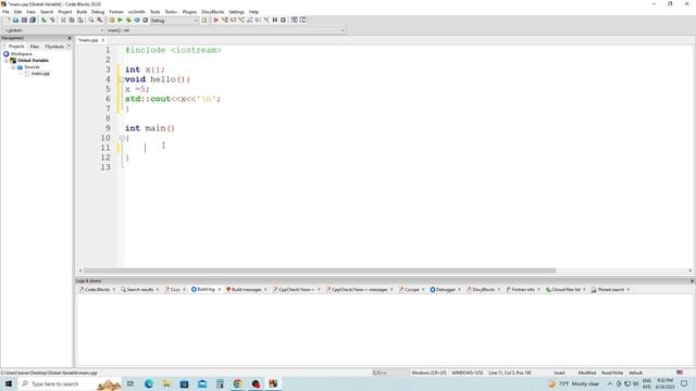 Global Variable C++ Lesson 42 HD смотреть онлайн