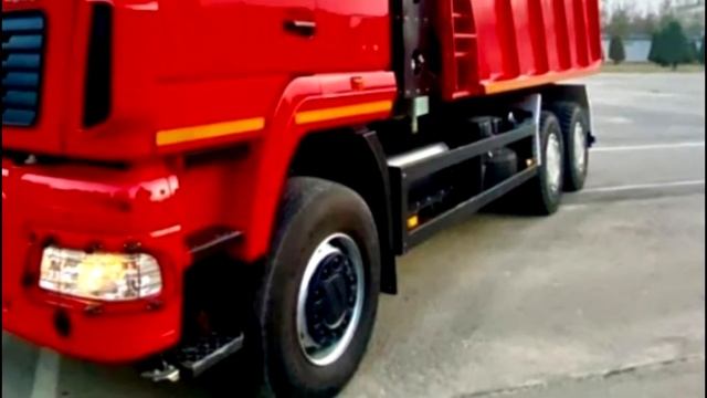 Новый газовый самосвал МАЗ 65012К смотреть онлайн