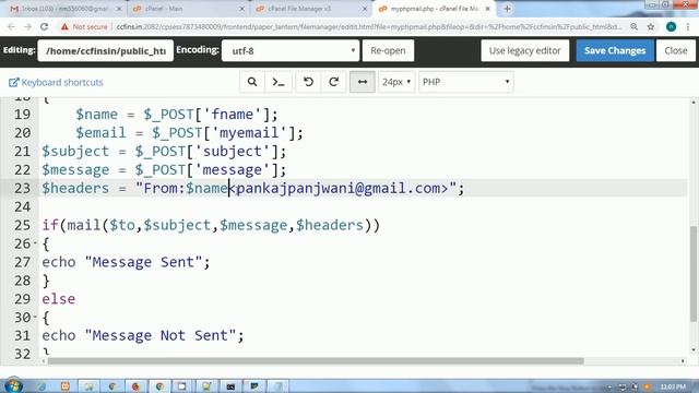 How To Send Email In PHP -Part 2 Hindi YCT Academy смотреть онлайн
