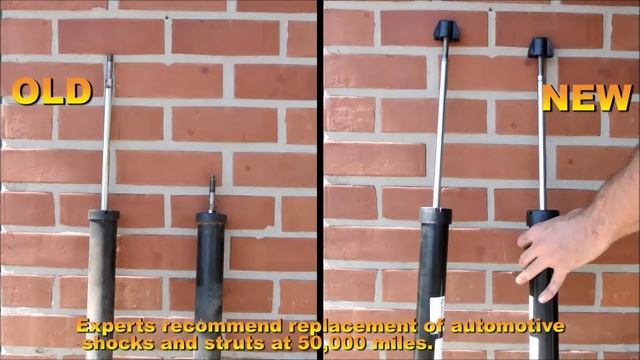 Comparison Test Of Old And New Shock Absorbers