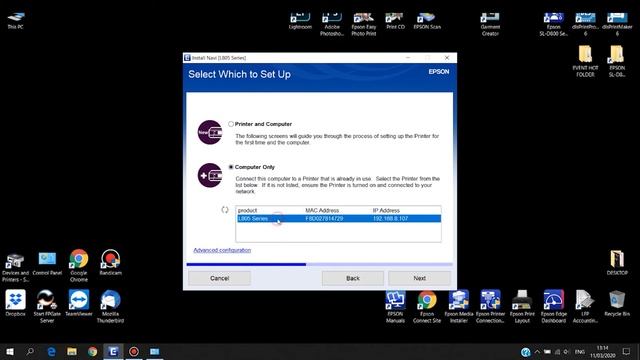 EPSON L805 - WiFi Connection смотреть онлайн