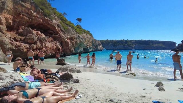 Beach Walk |  Mallorca MAJORCA | Caló Des Moro ?️?? July 2022