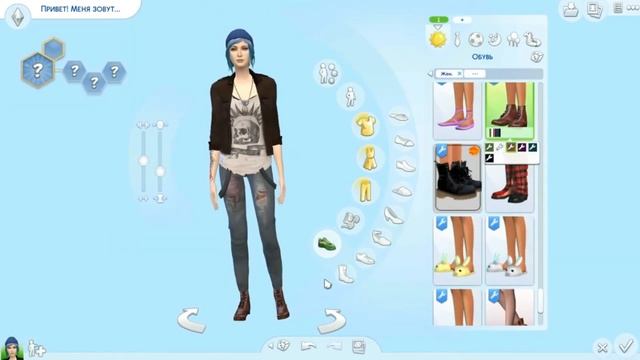 The Sims 4: Создание персонажа | Chloe Price | Хлоя Прайс смотреть онлайн