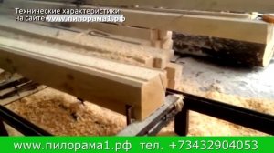 Станок для строгания и профилирования бруса. www.пилорама1.рф