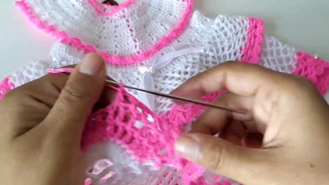 Платье крючком ЦВЕТУЩАЯ РОЗА часть3 смотреть онлайн